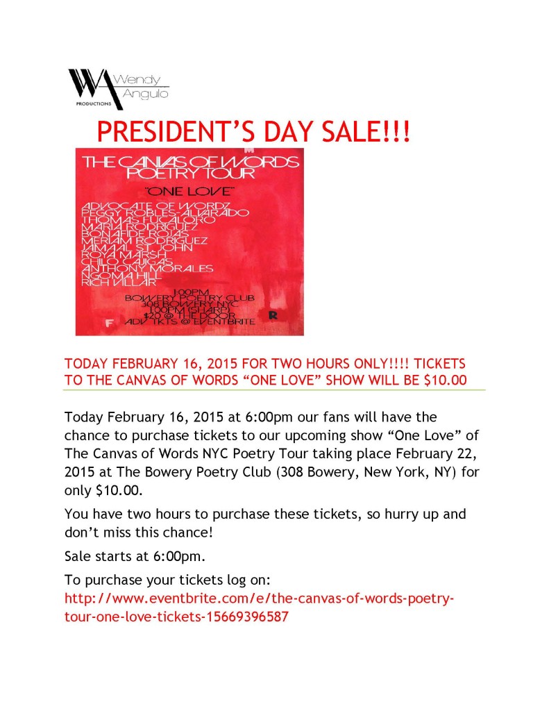 Presidents Day SALE